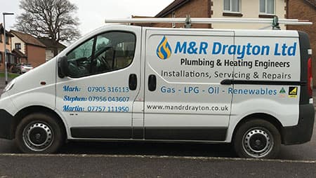 The Van with our logo on the side
